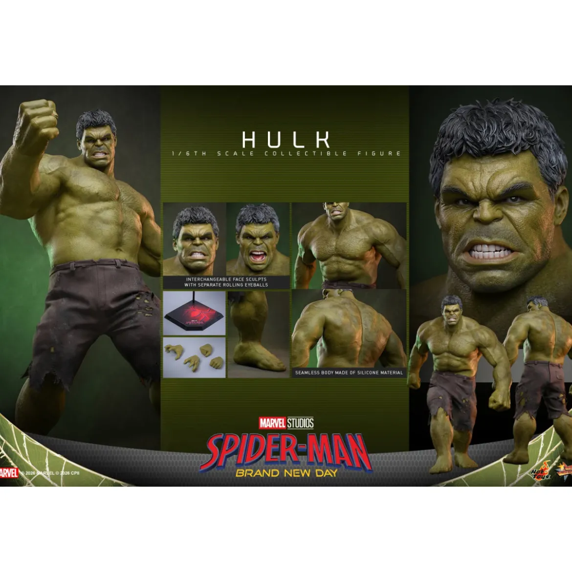 Hot Toys - HULK 1/6 MMS905 - Marvel's Spider-Man: Brand New Day
