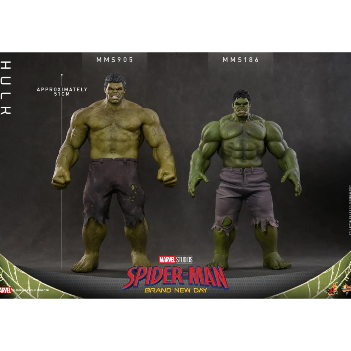 Hot Toys - HULK 1/6 MMS905 - Marvel's Spider-Man: Brand New Day