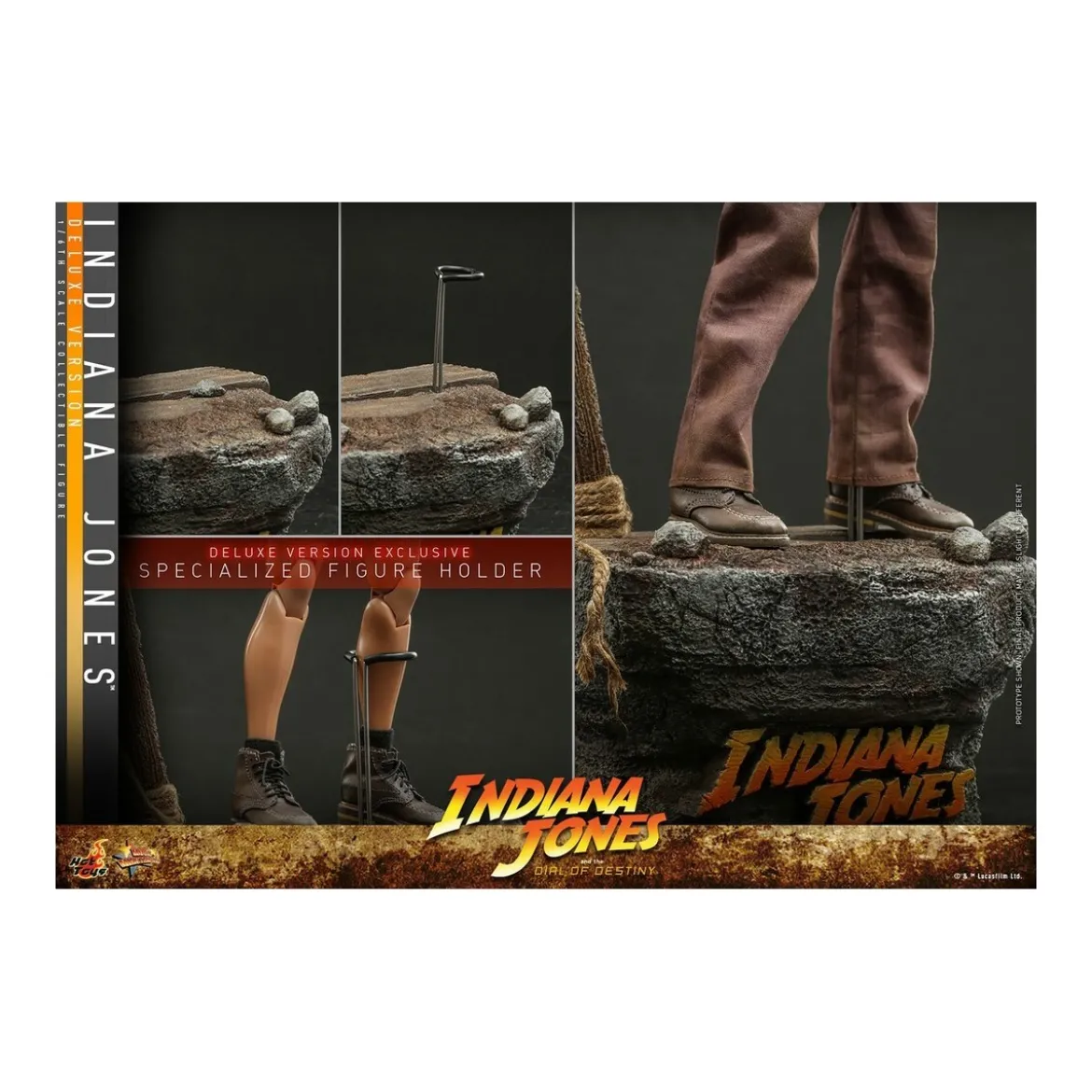 Hot Toys - Indiana Jones and the Dial of Destiny - Indiana Jones Deluxe Version 1:6