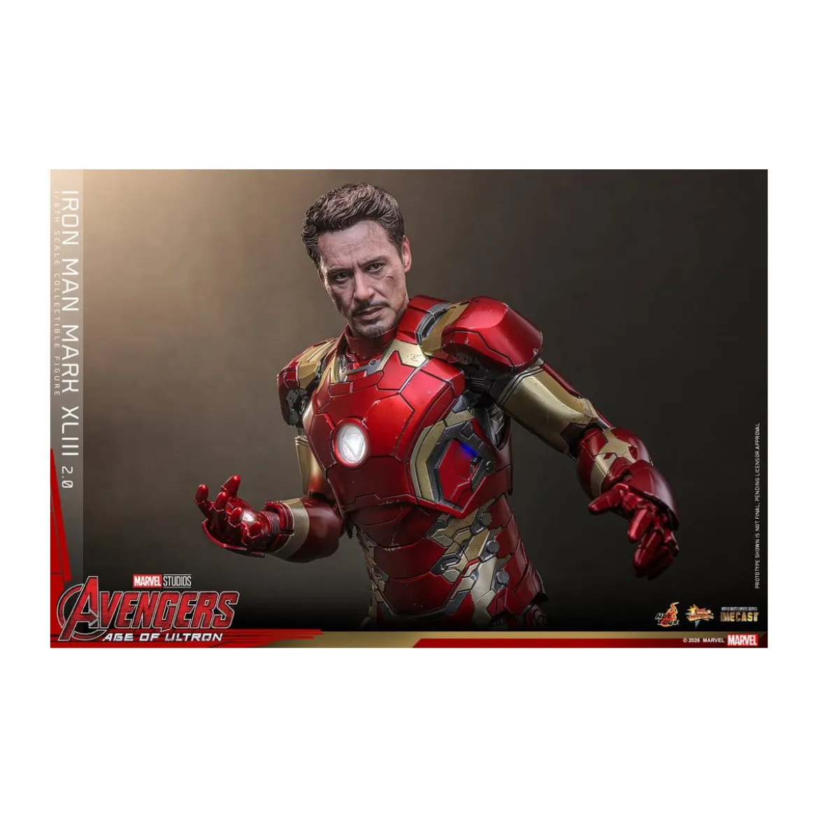 Hot Toys Iron Man Avengers 2 Age of Ultron - Iron Man Mark XLIII (2.0) Die Cast MMS 1/6