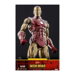 Hot toys - Iron Man Deluxe - Marvel The Origins Collection Comic figurine 1/6
