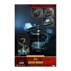 Hot toys - Iron Man Deluxe - Marvel The Origins Collection Comic figurine 1/6