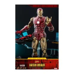 Hot toys - Iron Man Deluxe - Marvel The Origins Collection Comic figurine 1/6