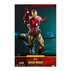 Hot toys - Iron Man Deluxe - Marvel The Origins Collection Comic figurine 1/6