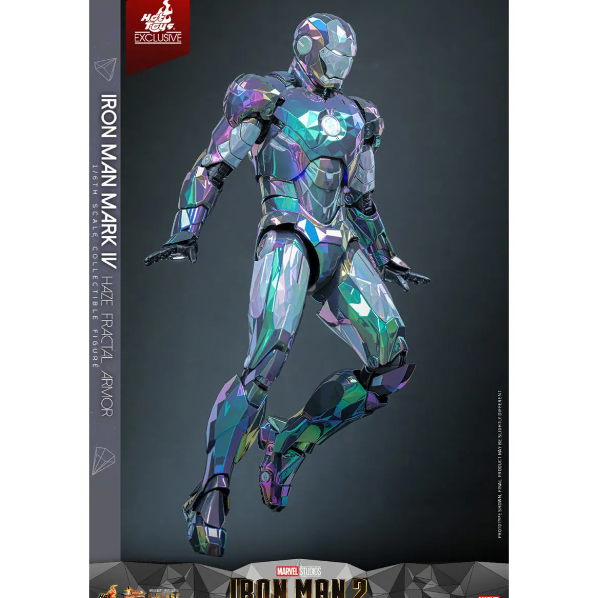 Hot Toys Iron Man 2 - Iron Man Mark IV (Haze Fractal Armor) Die Cast Hot Toys Exclusive MMS 1/6