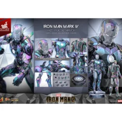 Hot Toys Iron Man 2 - Iron Man Mark IV (Haze Fractal Armor) Die Cast Hot Toys Exclusive MMS 1/6