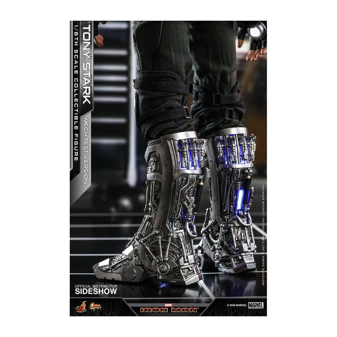 Hot Toys Iron man - Tony Stark Mech Test Deluxe Version MMS - 1/6