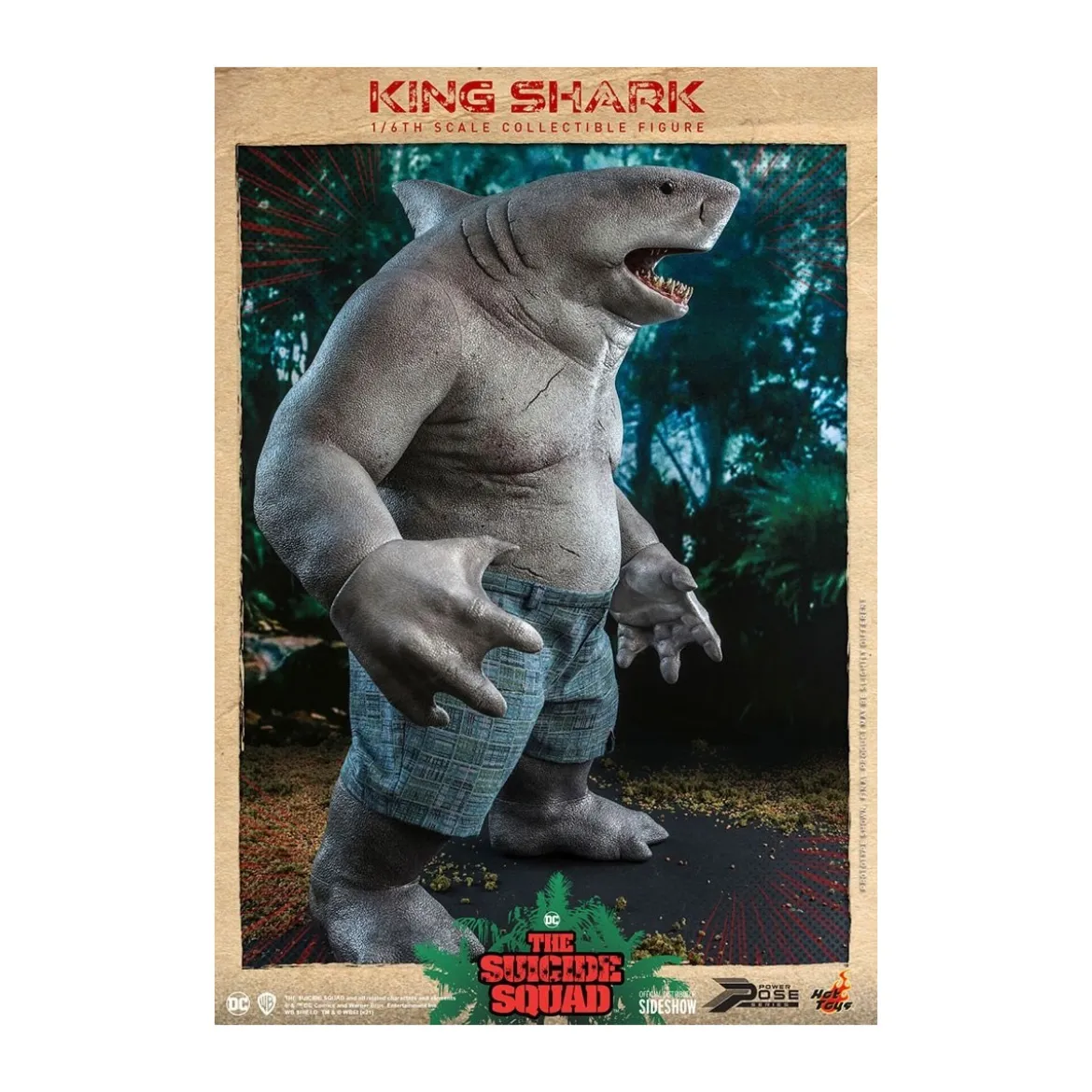 Hot Toys - King Shark Power Pose 1/6 - Suicide Squad