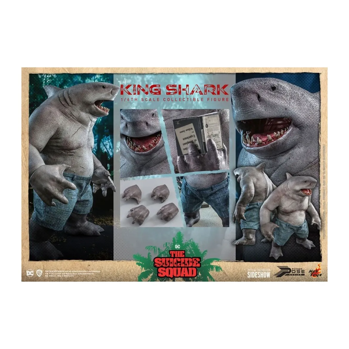 Hot Toys - King Shark Power Pose 1/6 - Suicide Squad