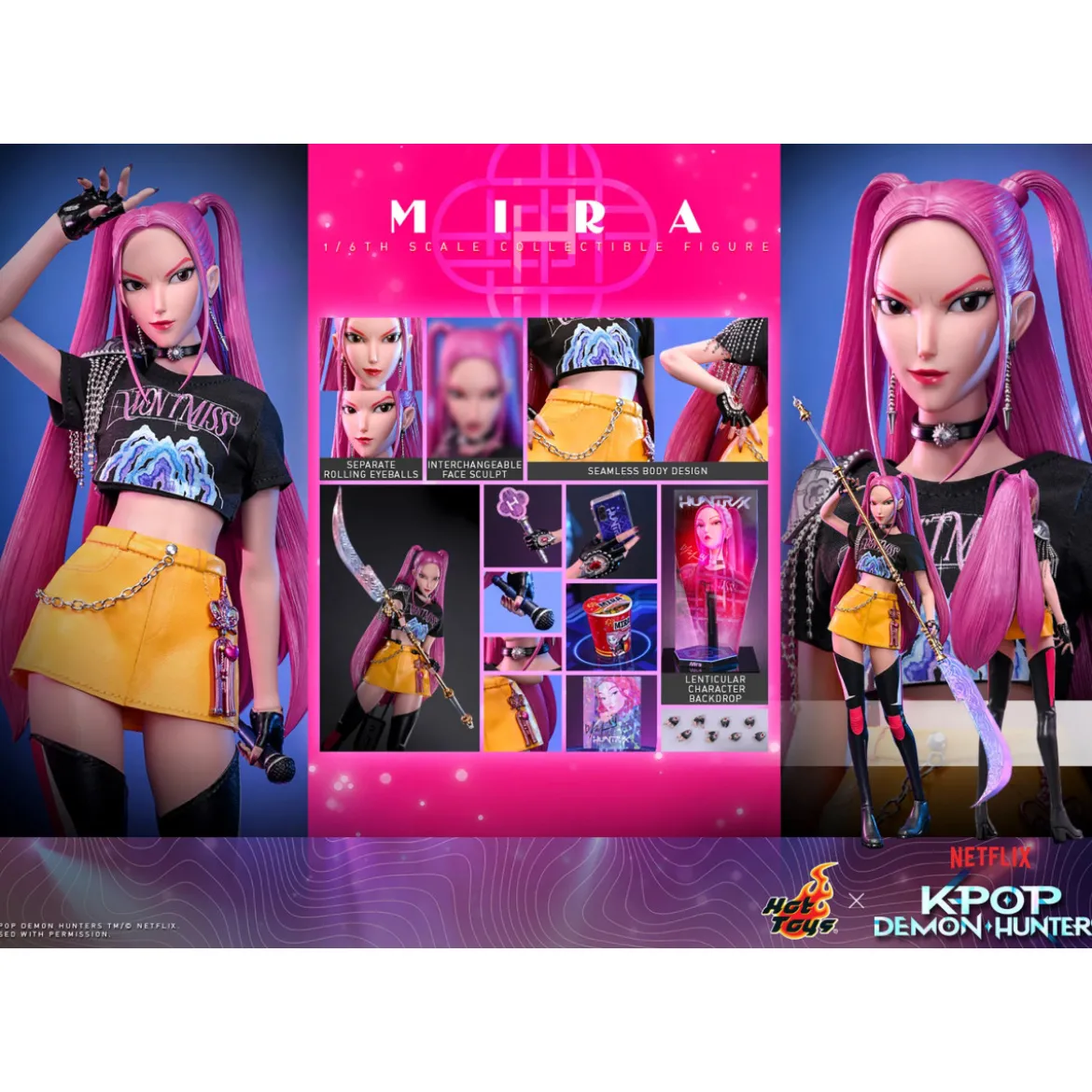 Hot Toys KPop Demon Hunters - MIRA 1/6 TMS177