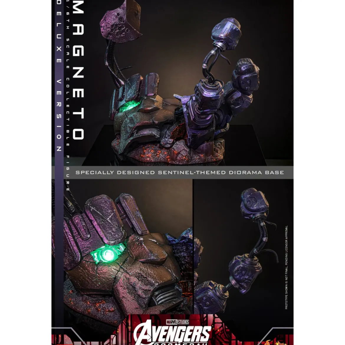 Hot Toys - Magneto Deluxe version MMS913 1/6 - Avengers: Doomsday