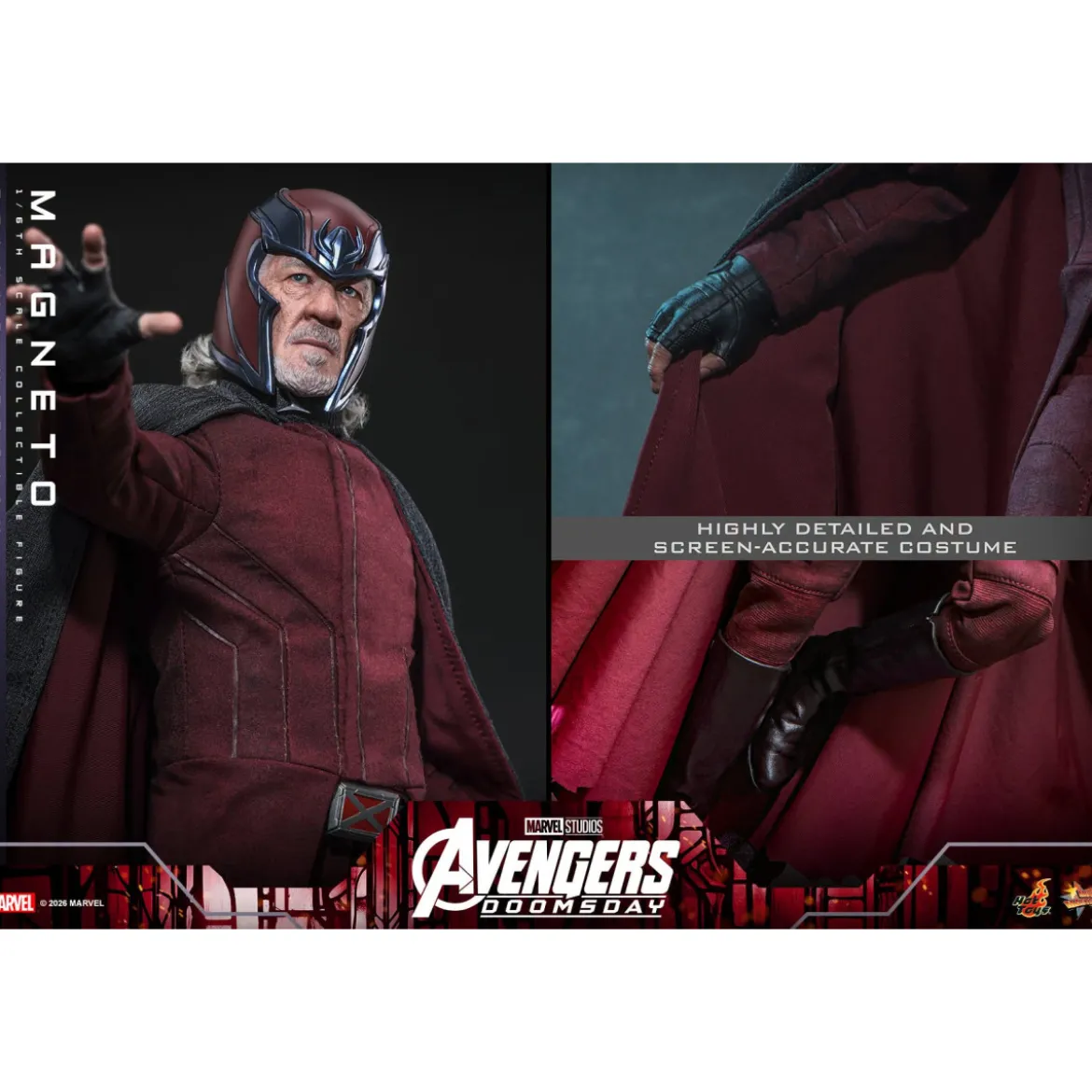 Hot Toys - Magneto Deluxe version MMS913 1/6 - Avengers: Doomsday