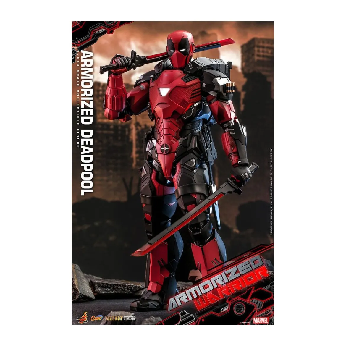 Hot Toys Marvel Armorized Warrior - Armorized Deadpool 1/6