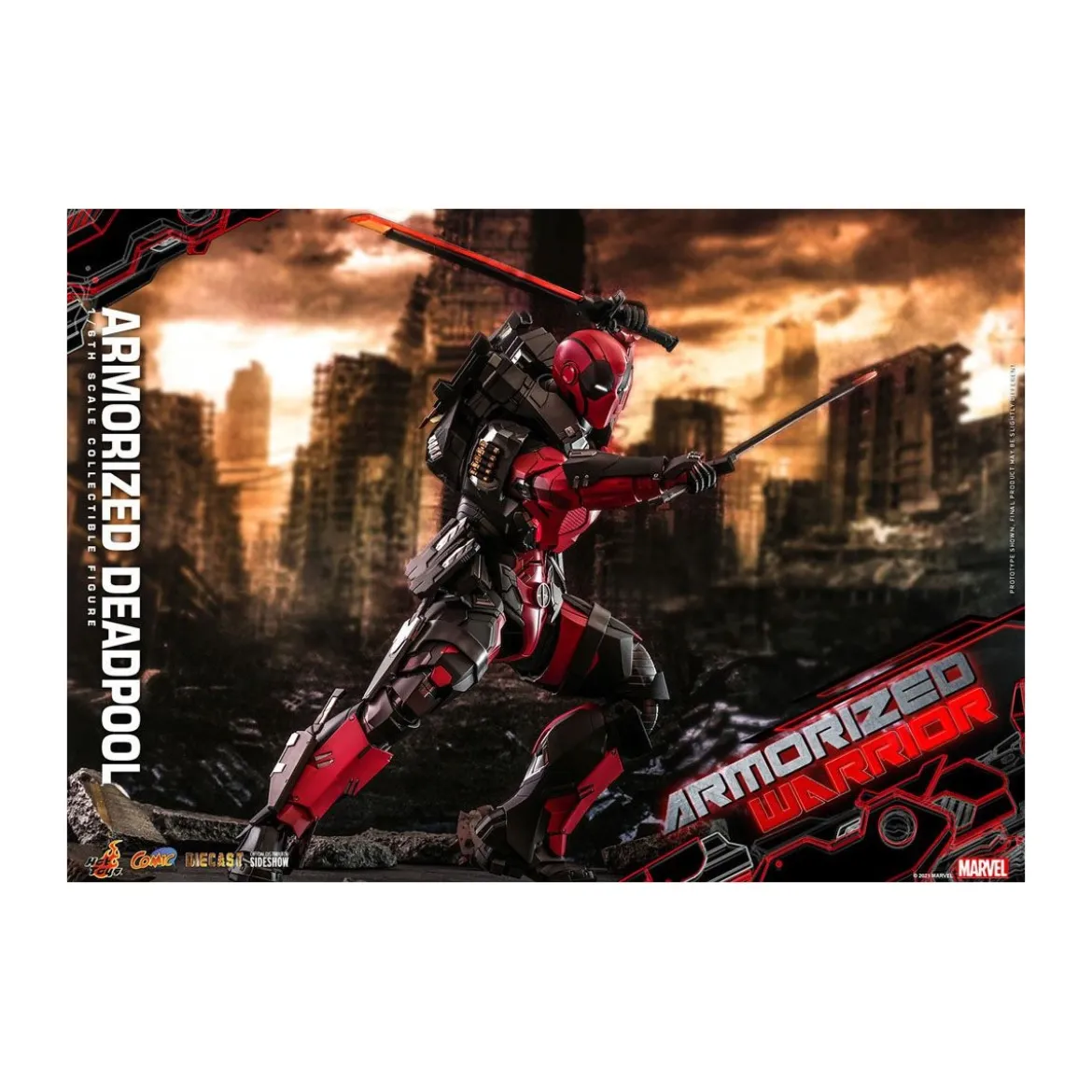 Hot Toys Marvel Armorized Warrior - Armorized Deadpool 1/6