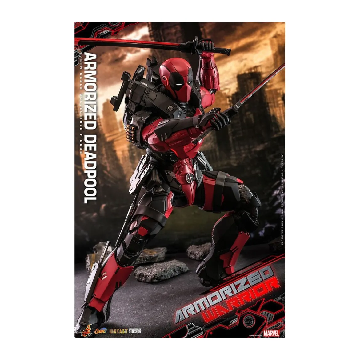 Hot Toys Marvel Armorized Warrior - Armorized Deadpool 1/6