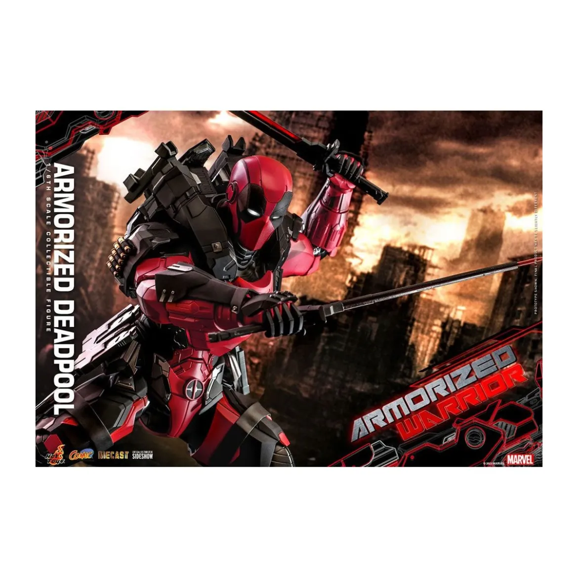 Hot Toys Marvel Armorized Warrior - Armorized Deadpool 1/6