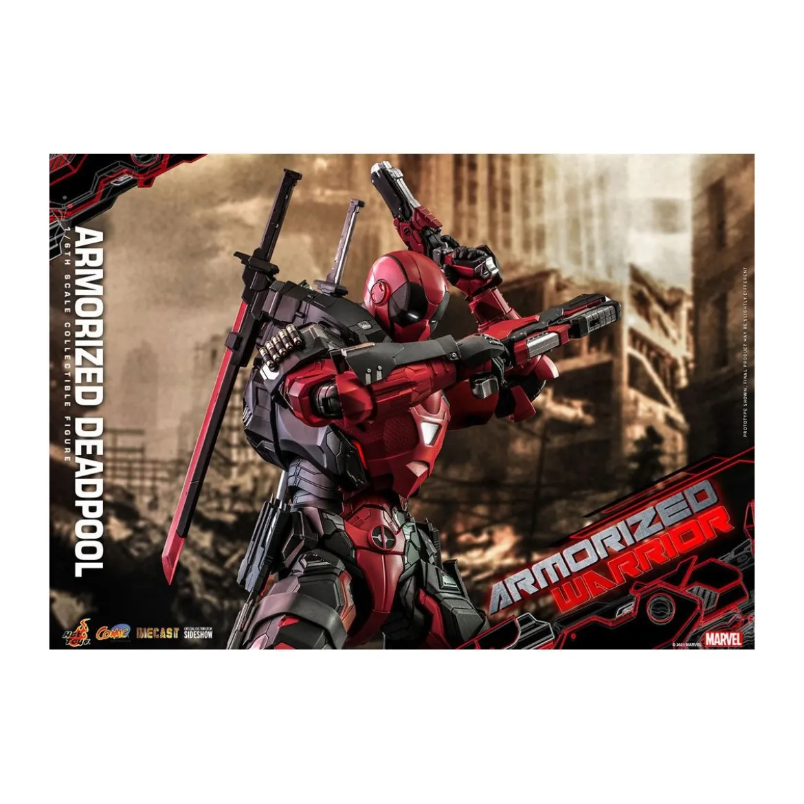Hot Toys Marvel Armorized Warrior - Armorized Deadpool 1/6
