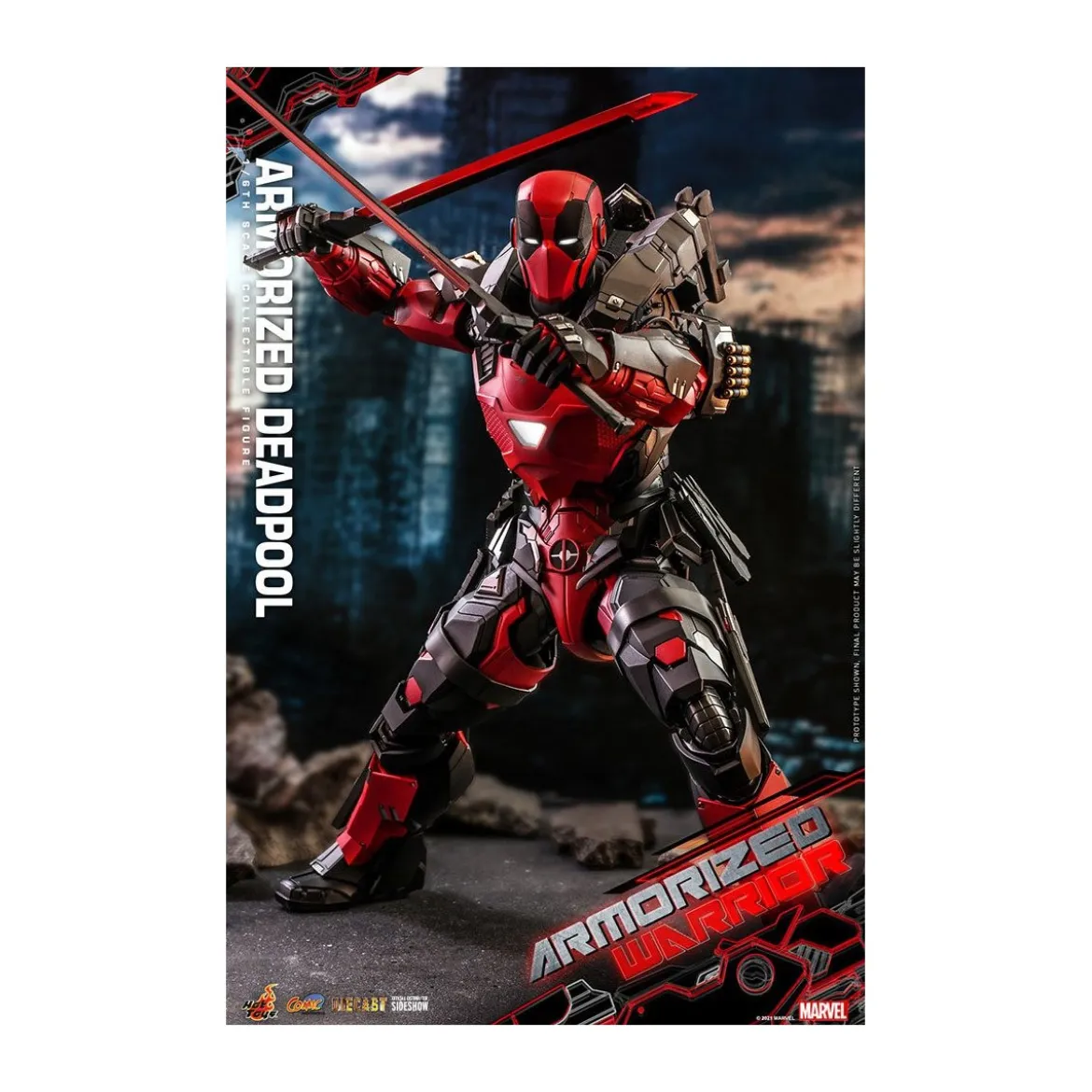 Hot Toys Marvel Armorized Warrior - Armorized Deadpool 1/6