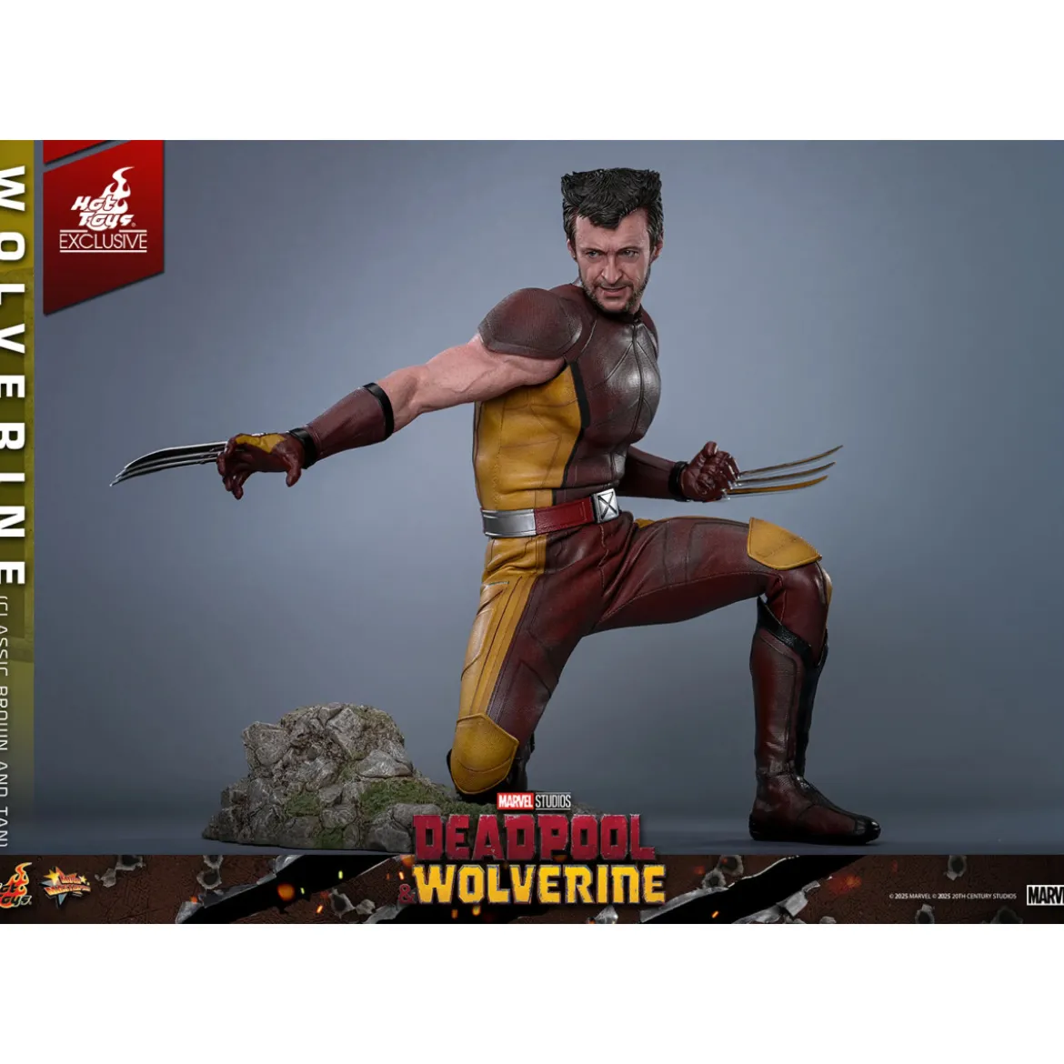 Hot Toys Marvel Deadpool & Wolverine - Wolverine (Classic Brown and Tan) MMS 1/6 Exclusive Edition