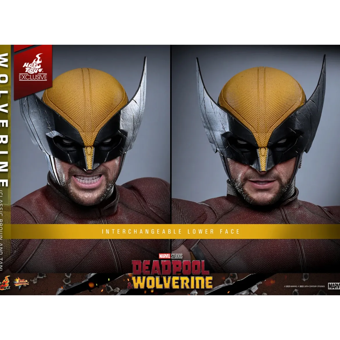 Hot Toys Marvel Deadpool & Wolverine - Wolverine (Classic Brown and Tan) MMS 1/6 Exclusive Edition