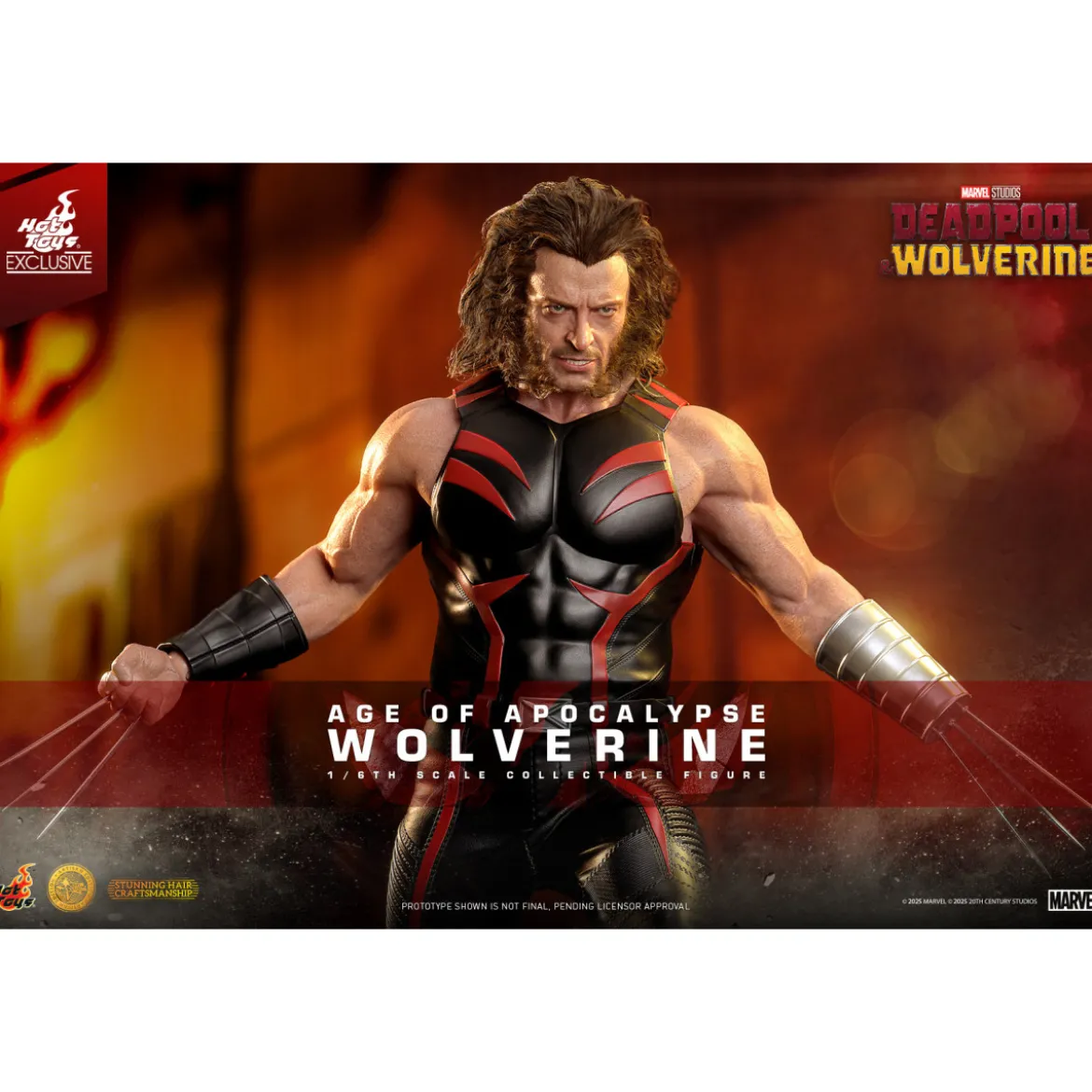 Hot Toys Marvel Deadpool & Wolverine - Wolverine Age of Apocalypse Artisan Edition MMS 1/6