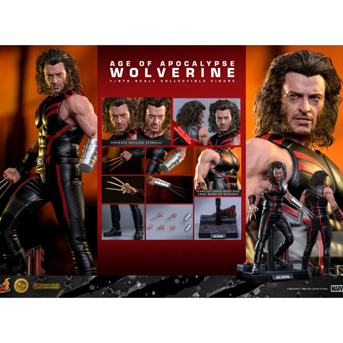 Hot Toys Marvel Deadpool & Wolverine - Wolverine Age of Apocalypse Artisan Edition MMS 1/6