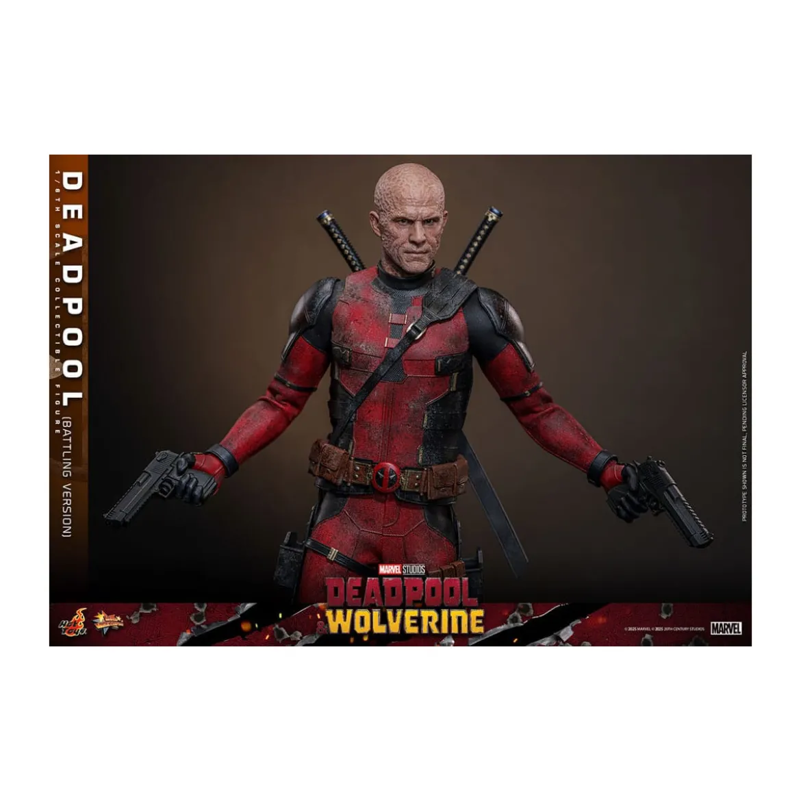Hot Toys Marvel Deadpool & Wolverine - Deadpool (Battling Version) MMS 1/6