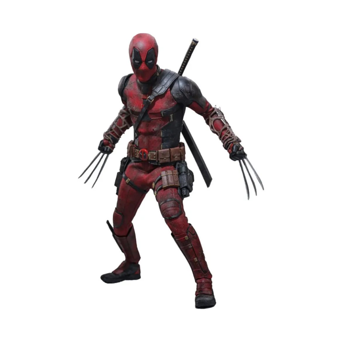 Hot Toys Marvel Deadpool & Wolverine - Deadpool (Battling Version) MMS 1/6