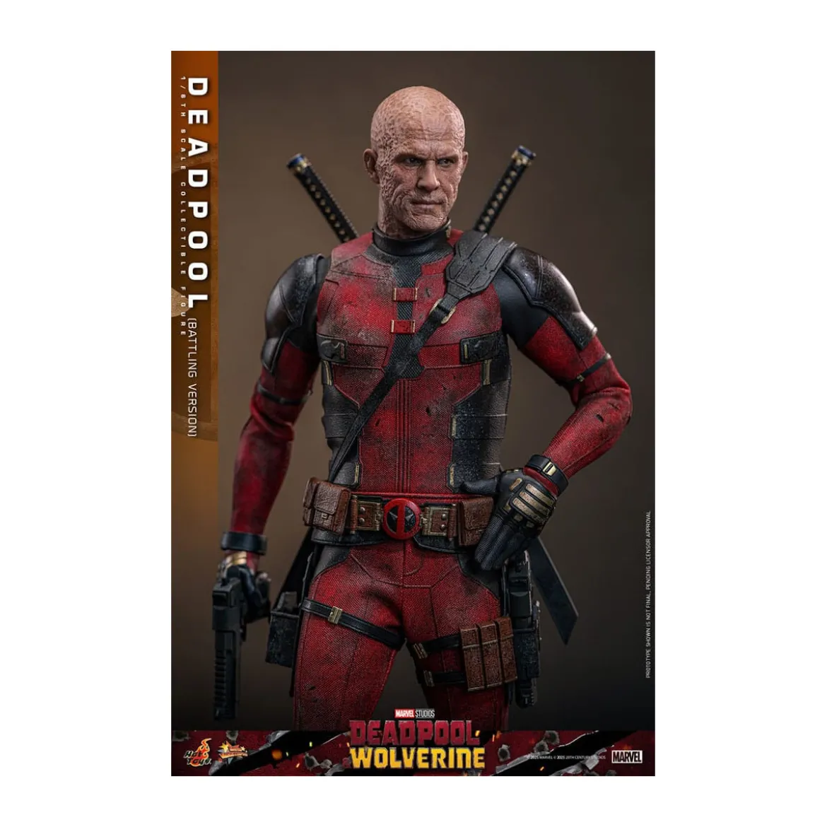 Hot Toys Marvel Deadpool & Wolverine - Deadpool (Battling Version) MMS 1/6