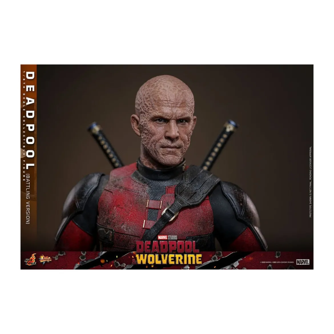 Hot Toys Marvel Deadpool & Wolverine - Deadpool (Battling Version) MMS 1/6