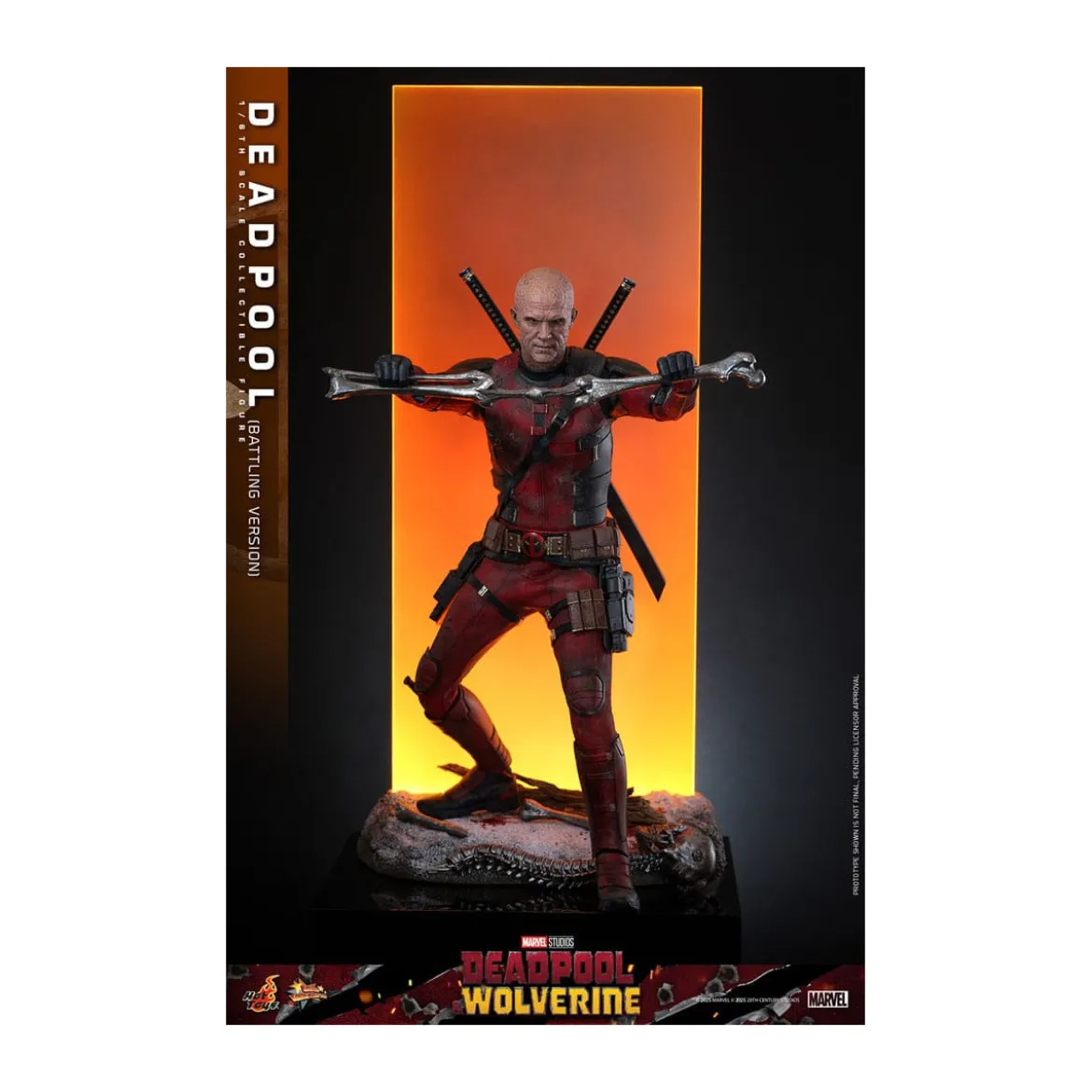 Hot Toys Marvel Deadpool & Wolverine - Deadpool (Battling Version) MMS 1/6