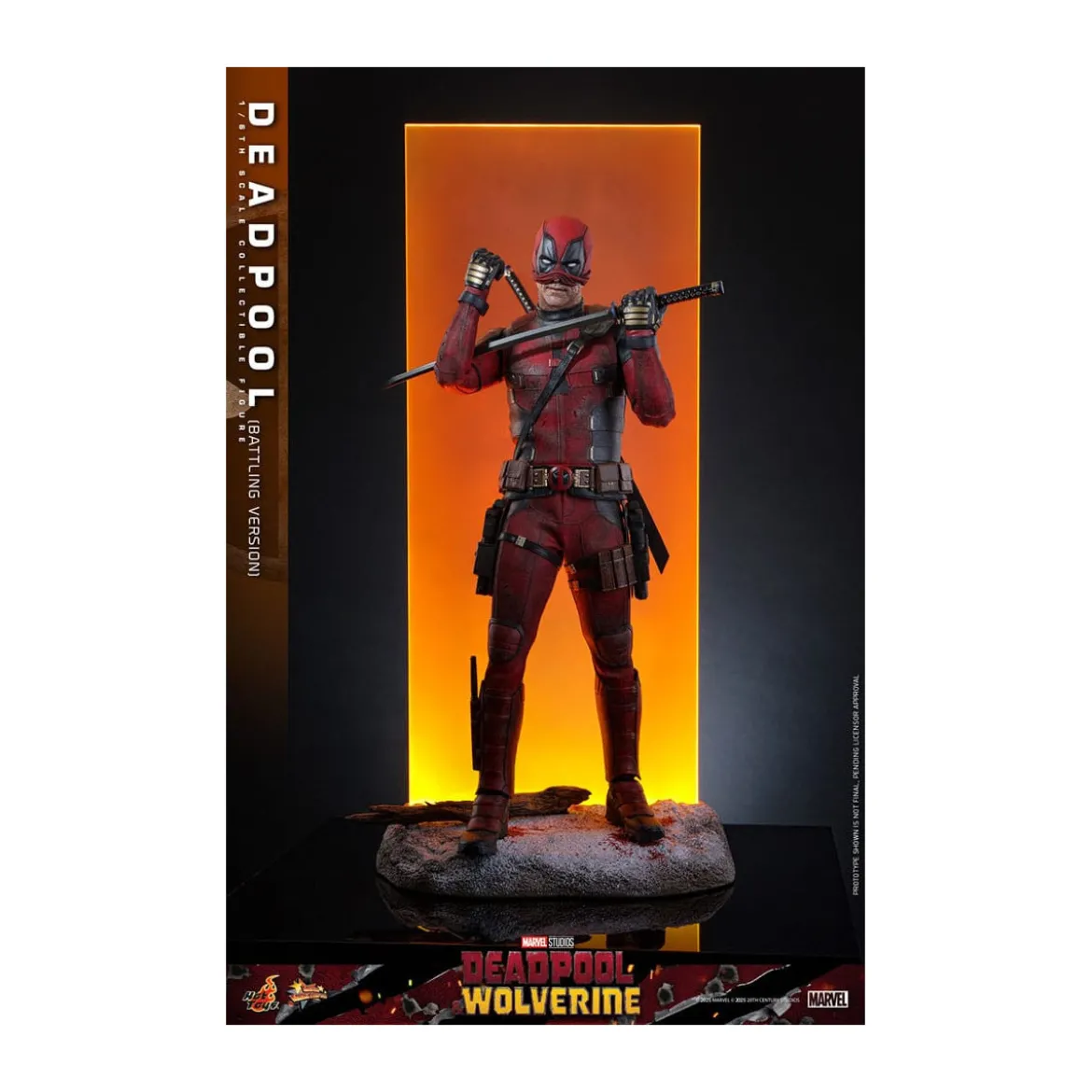 Hot Toys Marvel Deadpool & Wolverine - Deadpool (Battling Version) MMS 1/6