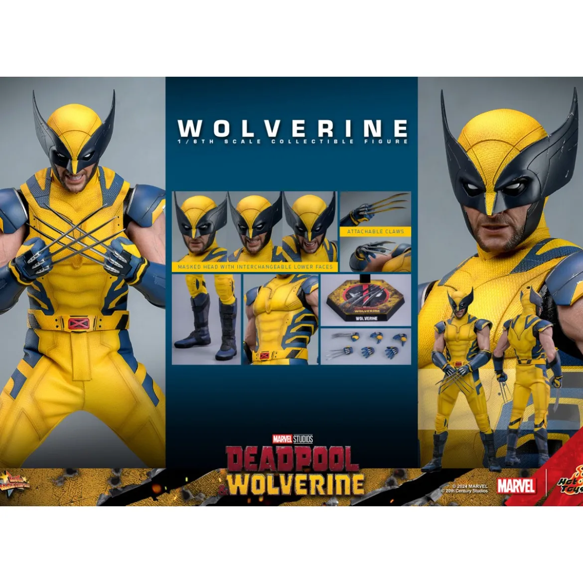 Hot Toys Marvel Deadpool & Wolverine - Wolverine MMS 1/6
