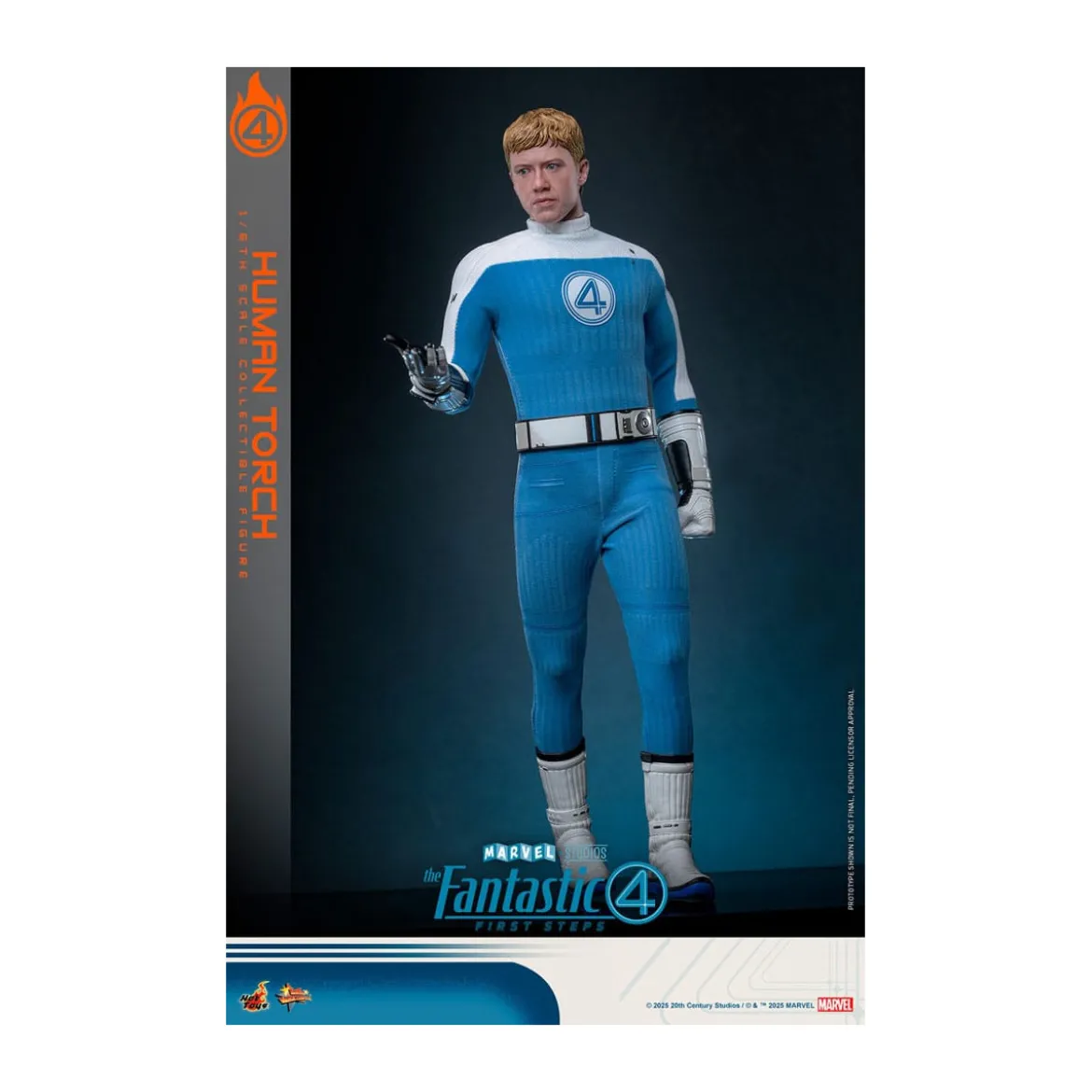 Hot Toys Marvel - Fantastic Four: First Steps - Human Torch MMS 1/6 - Johnny Storm