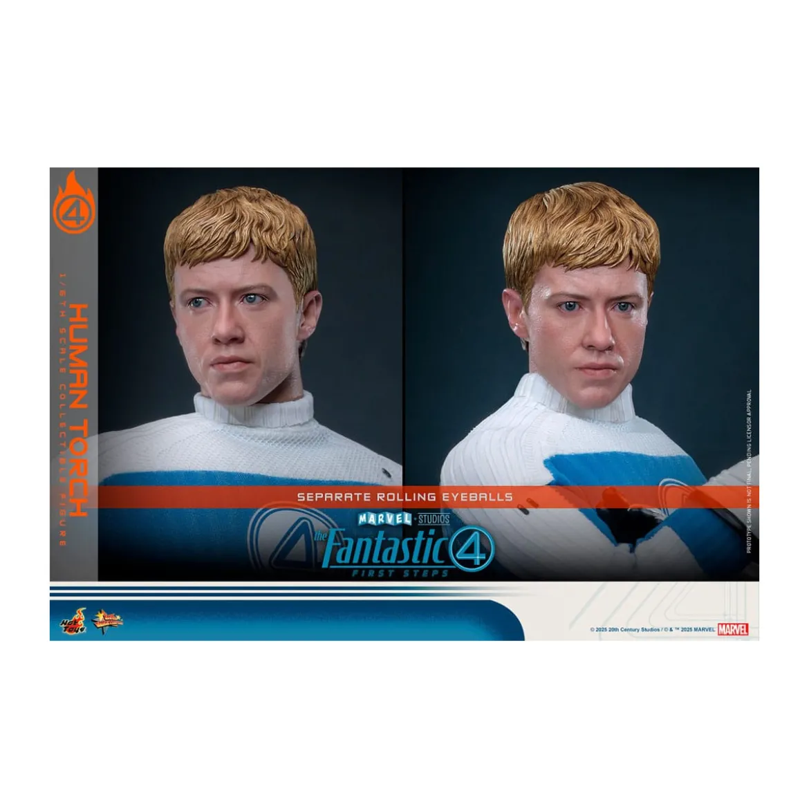 Hot Toys Marvel - Fantastic Four: First Steps - Human Torch MMS 1/6 - Johnny Storm