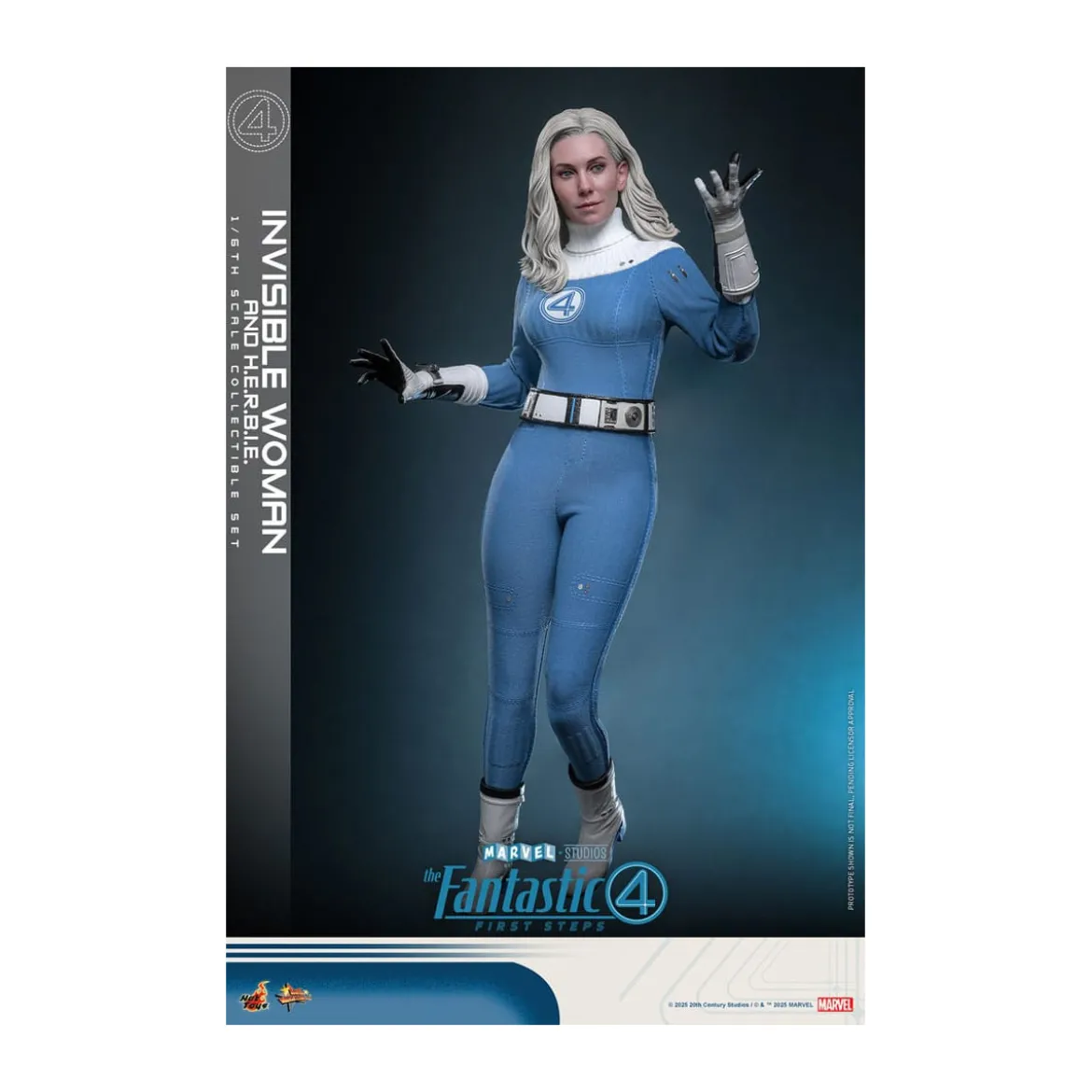 Hot Toys Marvel - Fantastic Four: First Steps - Invisible Woman & H.E.R.B.I.E. MMS 1/6 - Sue Storm