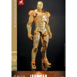 Hot Toys Marvel - Iron Man Mark III (Golden & Copper Gold Version) Die Cast MMS 1/6 - Hot Toys Exclusive