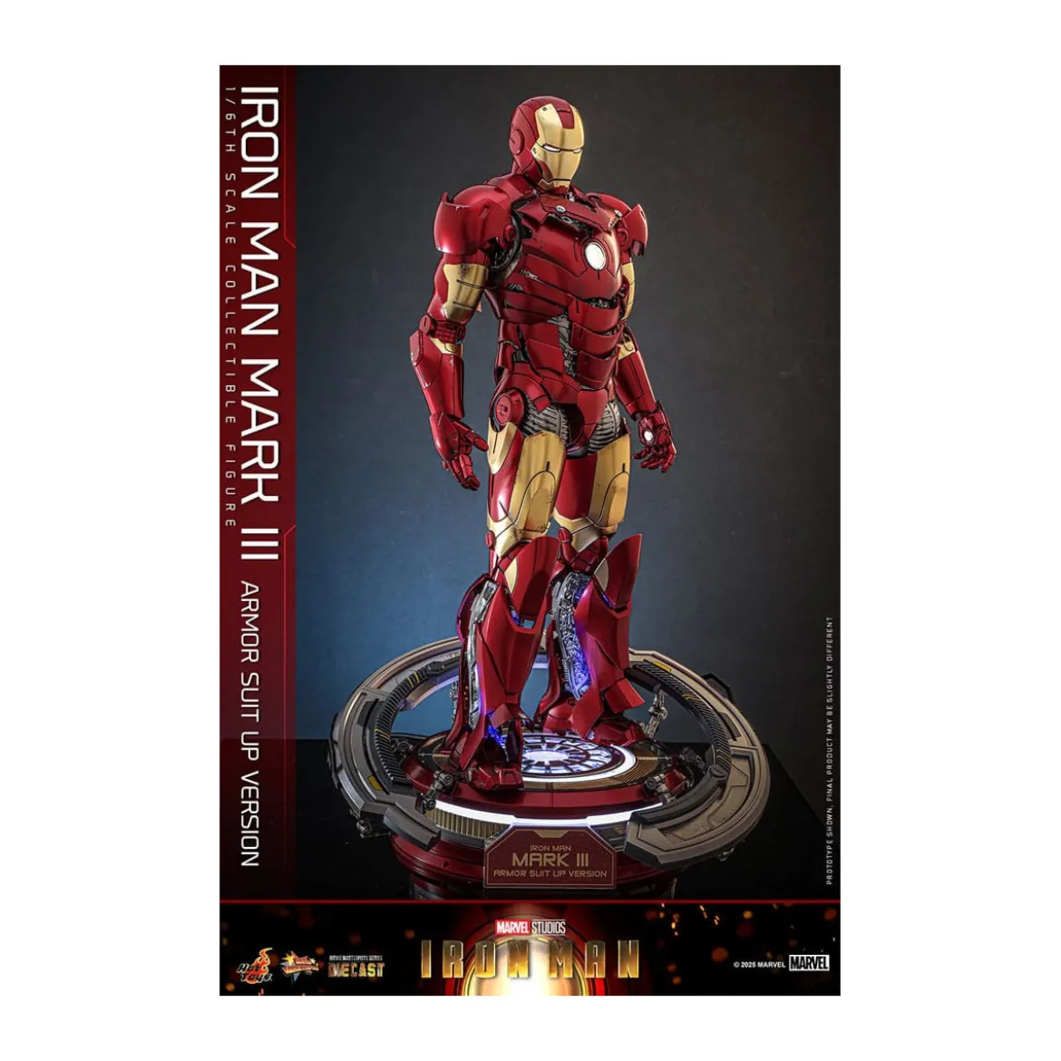 Hot Toys Marvel - Iron Man Mark III (Armor Suit Up Version) Die Cast MMS 1/6