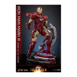 Hot Toys Marvel - Iron Man Mark III (Armor Suit Up Version) Die Cast MMS 1/6