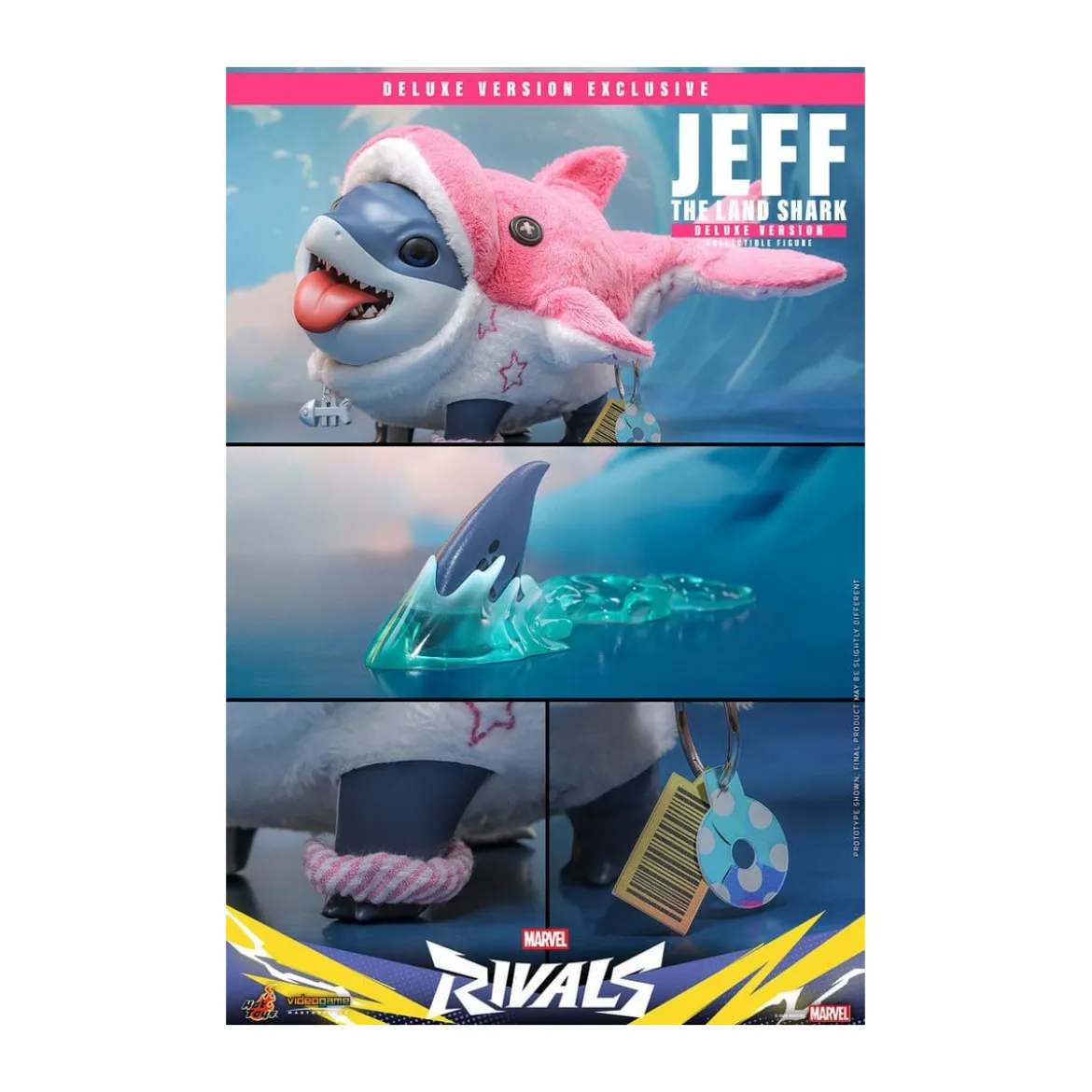 Hot Toys Marvel - Jeff the Land Shark (Deluxe Version) - Marvel Rivals Videogame Masterpiece Series