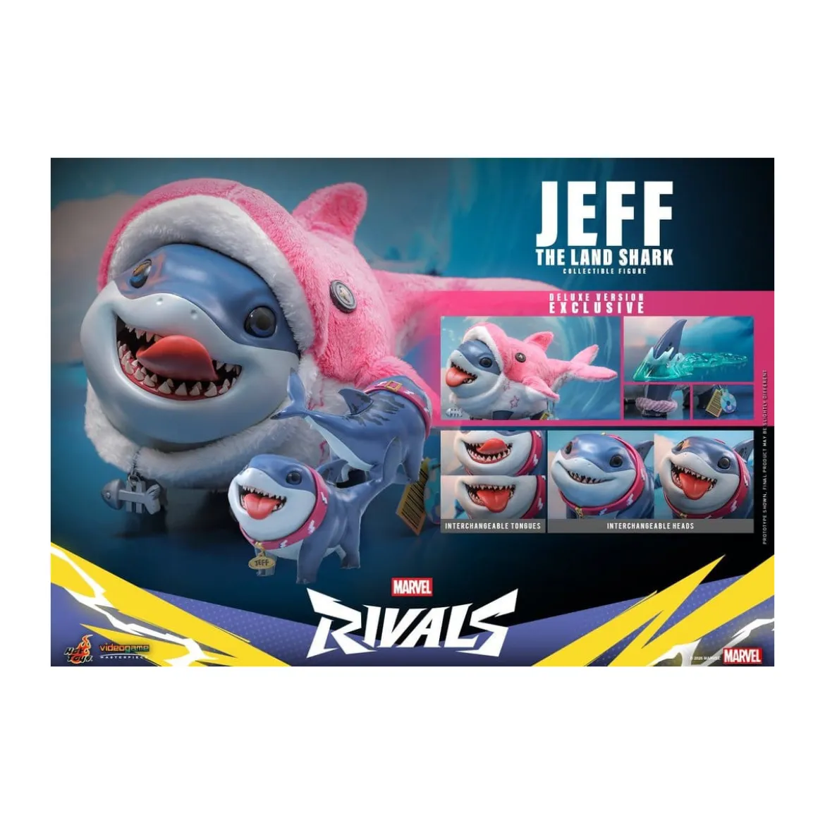 Hot Toys Marvel - Jeff the Land Shark (Deluxe Version) - Marvel Rivals Videogame Masterpiece Series