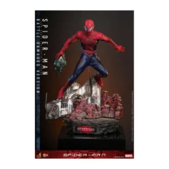 Hot Toys Marvel - Spider-Man (Battle Damaged Version) - Spider-Man (2002) Movie Masterpiece 1/6