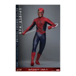 Hot Toys Marvel - Spider-Man (Battle Damaged Version) - Spider-Man (2002) Movie Masterpiece 1/6