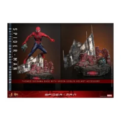 Hot Toys Marvel - Spider-Man (Battle Damaged Version) - Spider-Man (2002) Movie Masterpiece 1/6