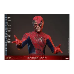 Hot Toys Marvel - Spider-Man (Battle Damaged Version) - Spider-Man (2002) Movie Masterpiece 1/6