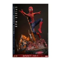 Hot Toys Marvel - Spider-Man (Battle Damaged Version) - Spider-Man (2002) Movie Masterpiece 1/6