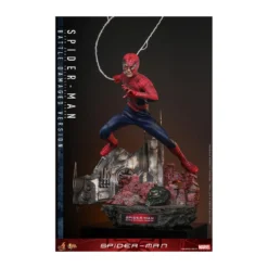 Hot Toys Marvel - Spider-Man (Battle Damaged Version) - Spider-Man (2002) Movie Masterpiece 1/6