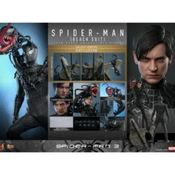 Hot Toys Marvel Spider-Man 3 - Spider man Black Suit Deluxe