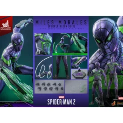 Hot Toys Marvel's Spider-Man 2: Miles Morales (Purple Reign Suit) Video Game Masterpiece 1/6