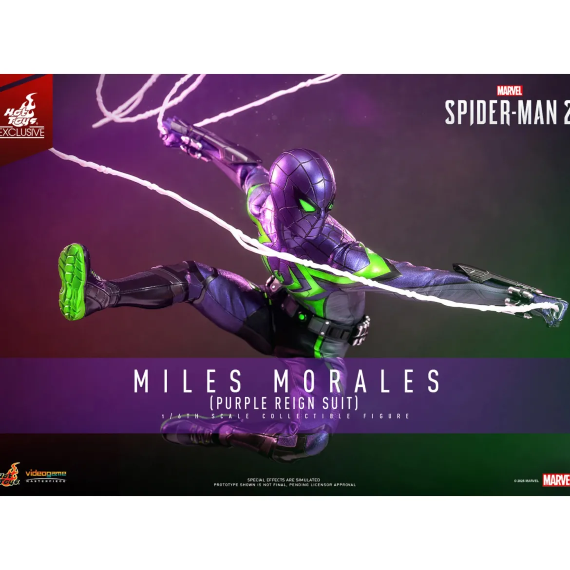 Hot Toys Marvel's Spider-Man 2: Miles Morales (Purple Reign Suit) Video Game Masterpiece 1/6